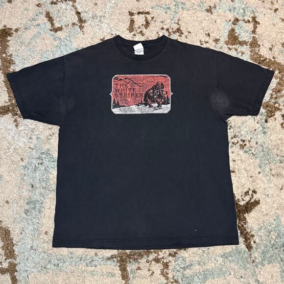 Vintage The White Stripes Elephant Shirt Size XL 2003 Alternative Rock Band Tee - Picture 2 of 8